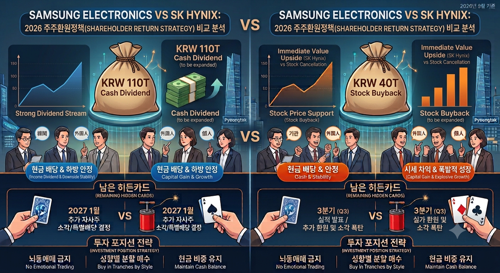 삼성전자 SK하이닉스 주주환원 대결